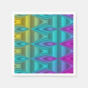 Abstract Pattern Design coloured + your ideas Napkin