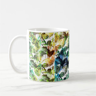 Abstract pattern design made with vibrant colors coffee mug