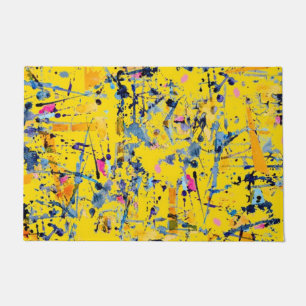 Abstract pattern doormat