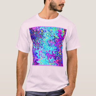 Abstract Pattern Expressive Vibrant Design T-Shirt
