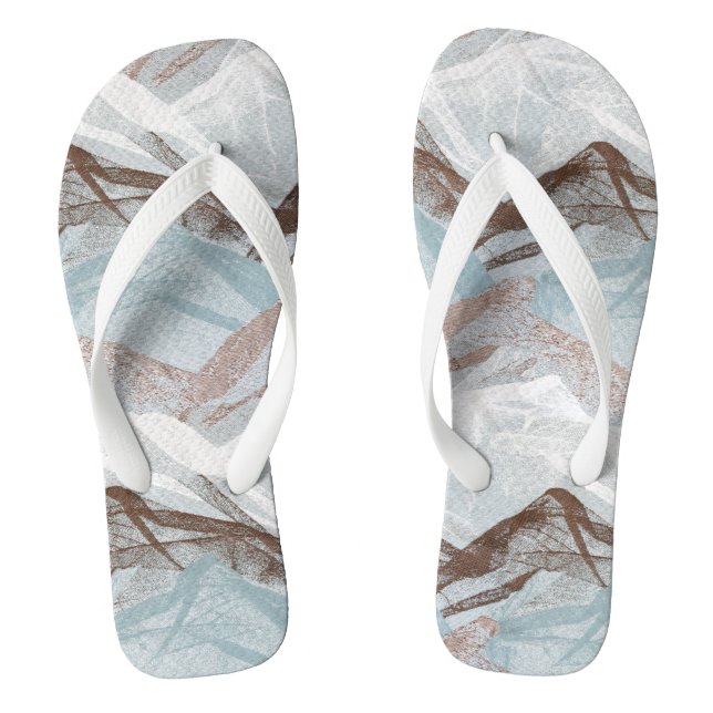 Abstract pattern flip flops (Footbed)