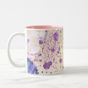 abstract pattern galaxy Two-Tone Coffee Mug