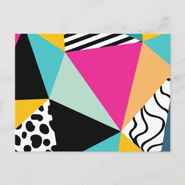 abstract pattern holiday postcard (Front)