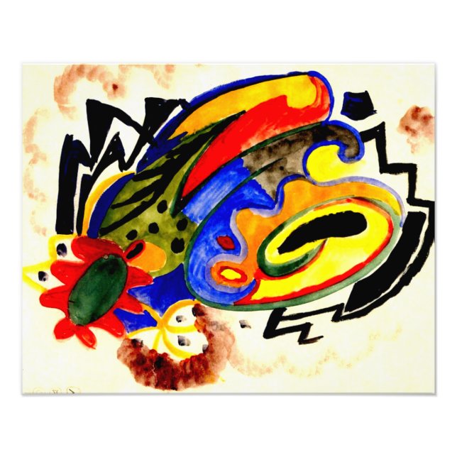 Abstract Pattern I by August Macke Photo Print (Front)