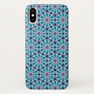 Abstract Pattern In Blue And Grey iPhone X Case