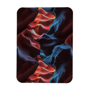 Abstract pattern inspired by Antelope Canyon Magnet