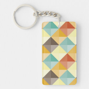 Abstract pattern key ring