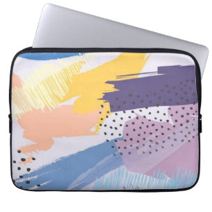 Abstract pattern laptop sleeve