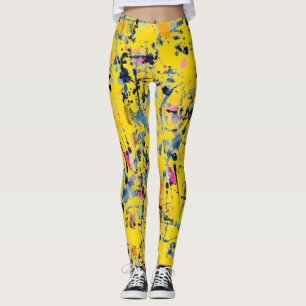 Abstract pattern leggings