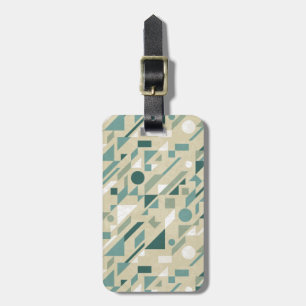 Abstract pattern luggage tag