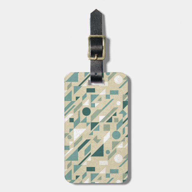Abstract pattern luggage tag (Front Vertical)