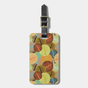 Abstract pattern luggage tag