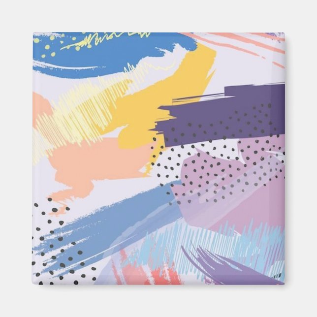 Abstract pattern magnet (Front)
