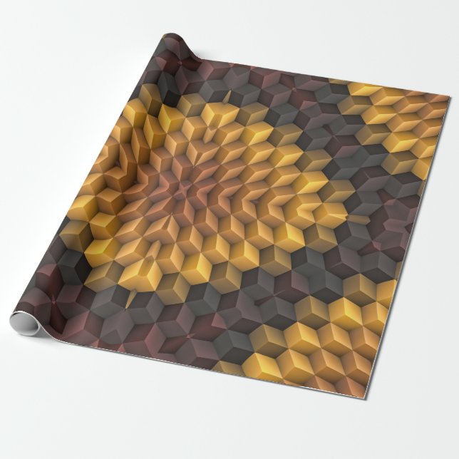 Abstract pattern manipulationabstract,art,artistic wrapping paper (Unrolled)