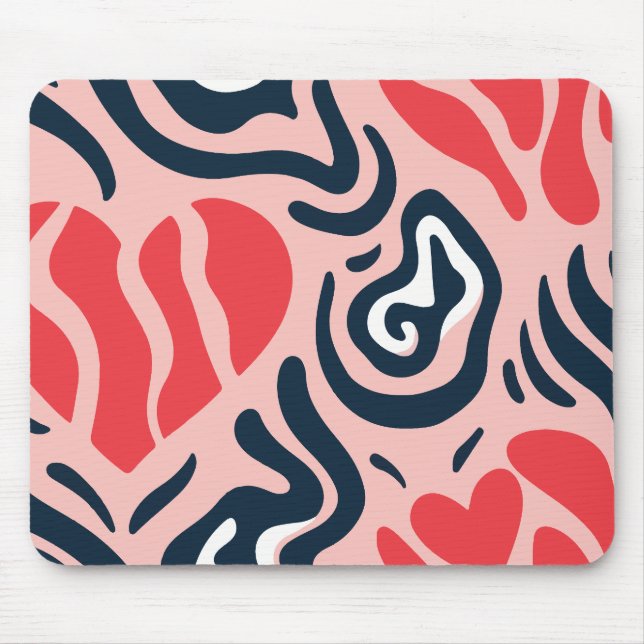 abstract pattern mouse mat (Front)