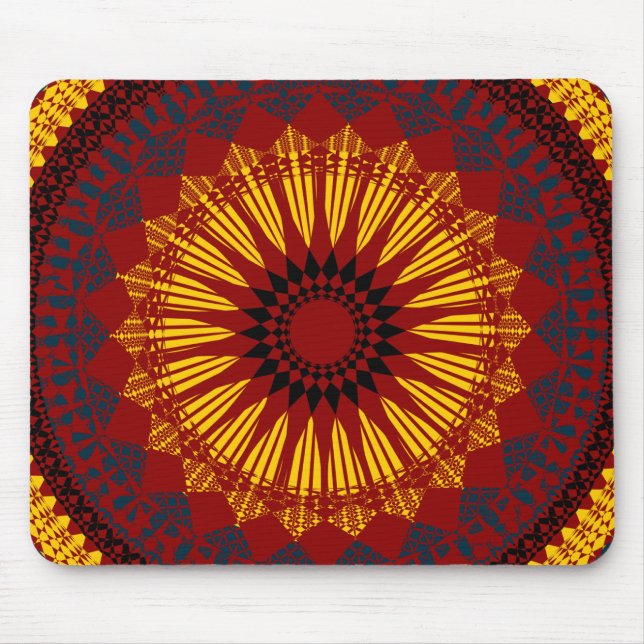 Abstract Pattern Mouse Mat (Front)