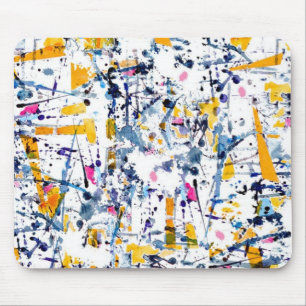 Abstract pattern mouse mat