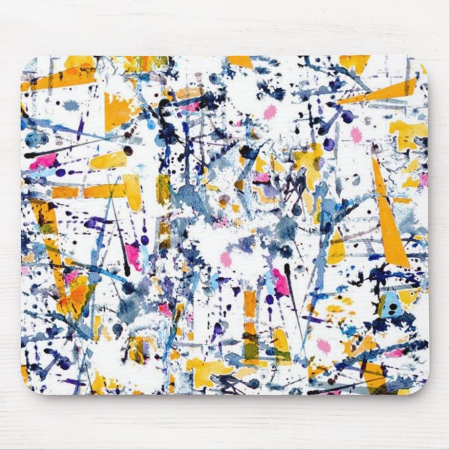 Abstract pattern mouse mat (Front)