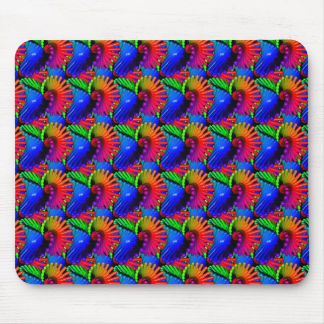 Abstract Pattern Mouse Mat (Front)