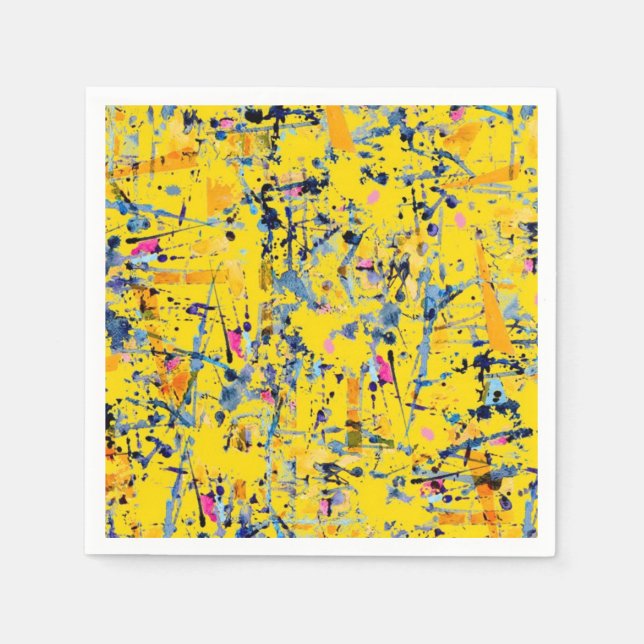 Abstract pattern napkin (Front)