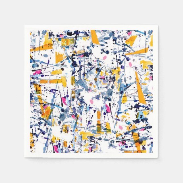 Abstract pattern napkin (Front)