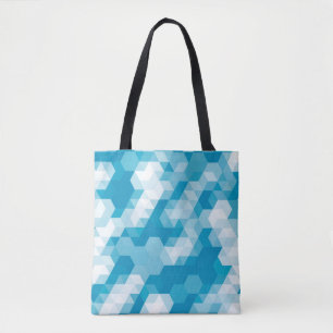 Abstract pattern of geometric shapes backgroundabs tote bag