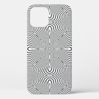 Abstract pattern of wavy stripes or rippled 3D rel