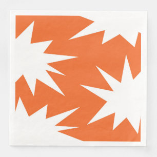 Abstract pattern - orange napkin