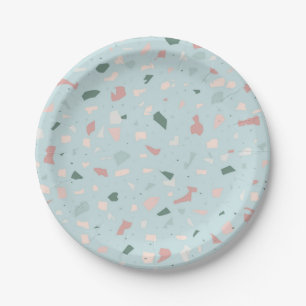 Abstract pattern paper plate