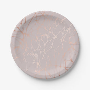 Abstract pattern paper plate