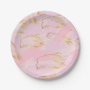 Abstract pattern paper plate