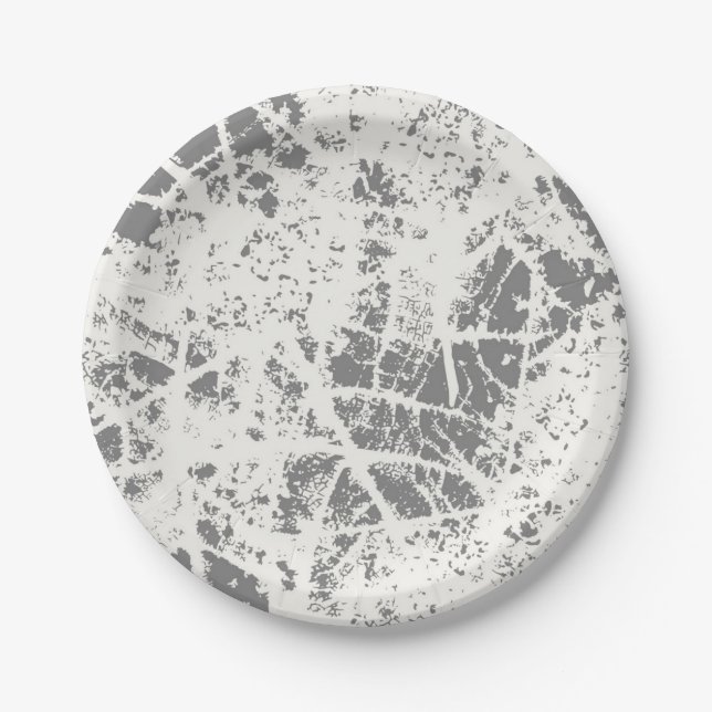 Abstract pattern paper plate (Front)