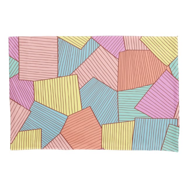 Abstract pattern pillowcase (Front)