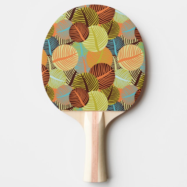 Abstract pattern ping pong paddle (Front)
