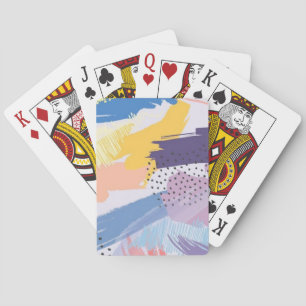 Abstract pattern playing cards