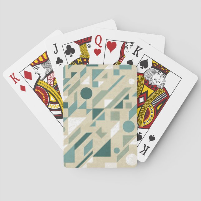Abstract pattern playing cards (Back)