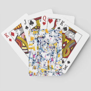 Abstract pattern playing cards