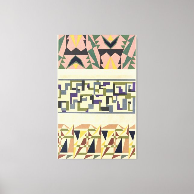 Abstract Pattern Portfolio Pl.18  Canvas Print (Front)