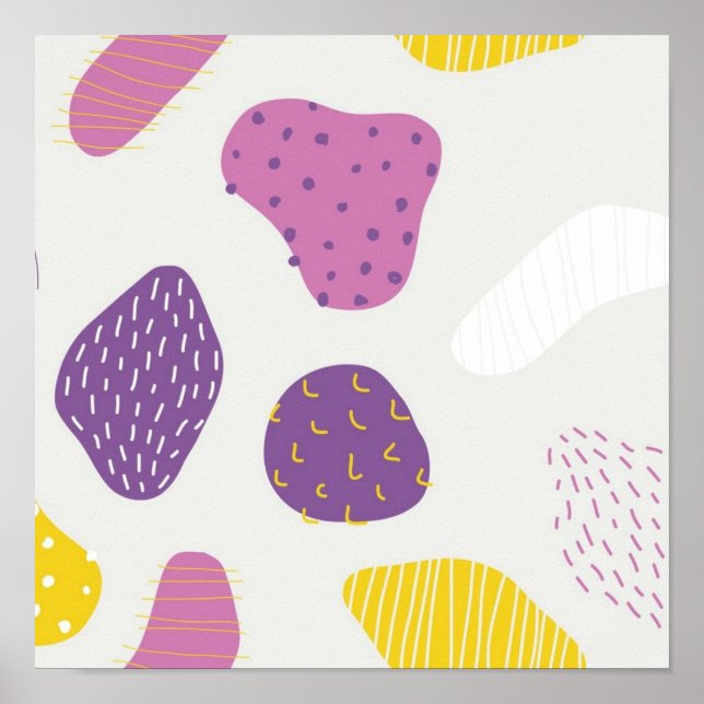 Abstract pattern poster (Front)