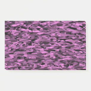 Abstract Pattern Purple Black Post-it Notes