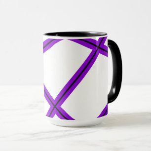 Abstract pattern - purple mug