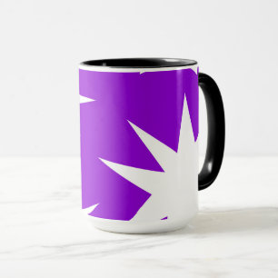 Abstract pattern - purple mug