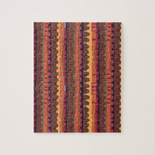 Abstract pattern seamless botanical 4 jigsaw puzzle