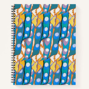 Abstract pattern seamless illustration 2 notebook