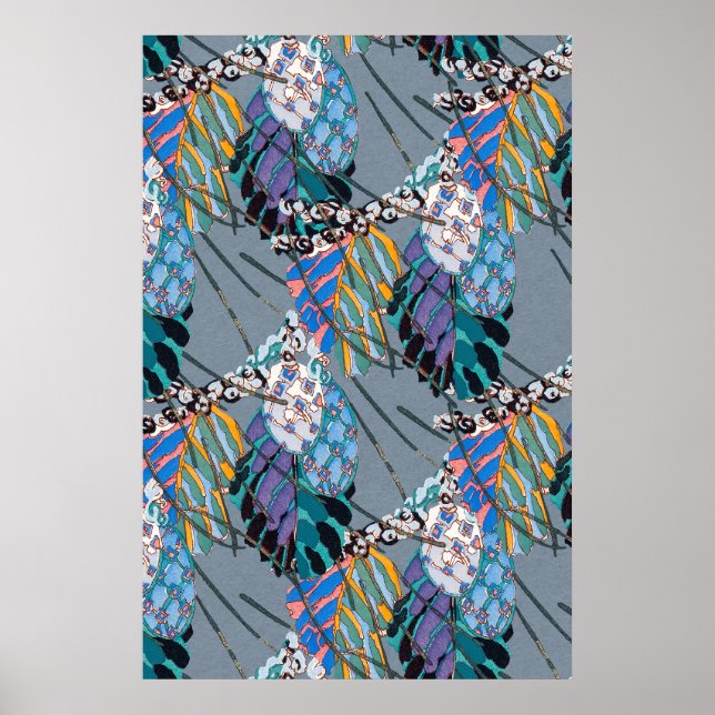 Abstract pattern seamless illustration 3 poster (Front)