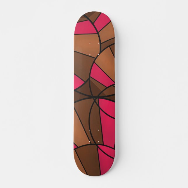 Abstract pattern skateboard (Front)