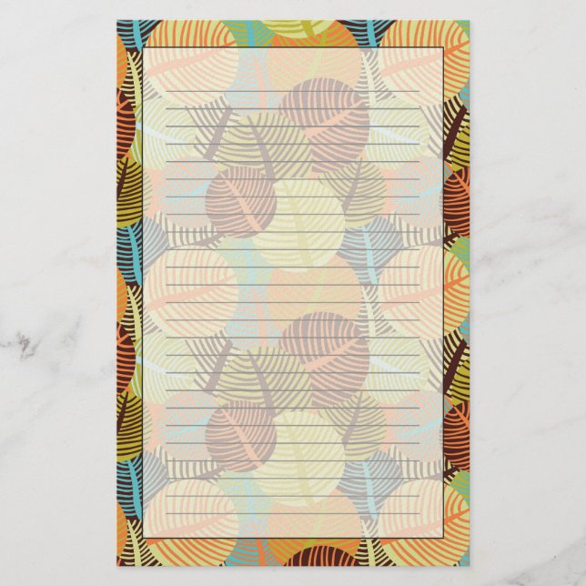 Abstract pattern stationery (Front)