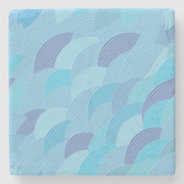 Abstract pattern stone coaster (Front)
