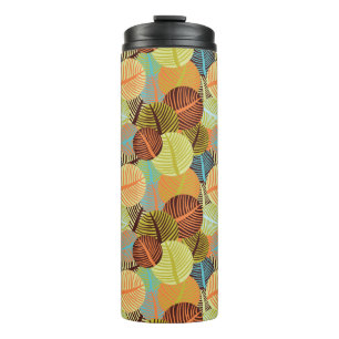 Abstract pattern thermal tumbler