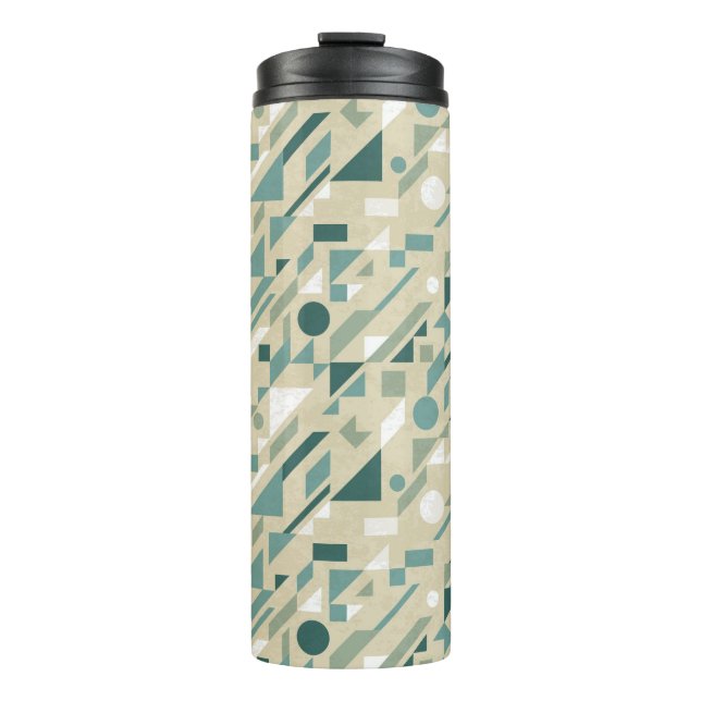 Abstract pattern thermal tumbler (Front)
